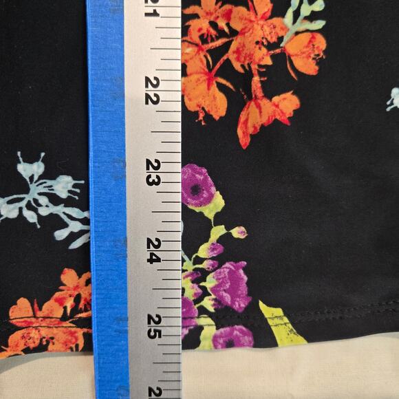 INC International Concepts Floral Zip-Pocket Long Sleeve Pullover Top Sz OX Fall - Picture 8 of 9